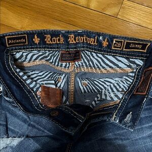 Rock Revival Dark Blue Skinny Jeans for Women
